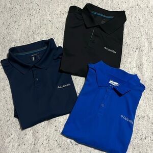 BUNDLE Men’s Columbia Performance Polo Shirts